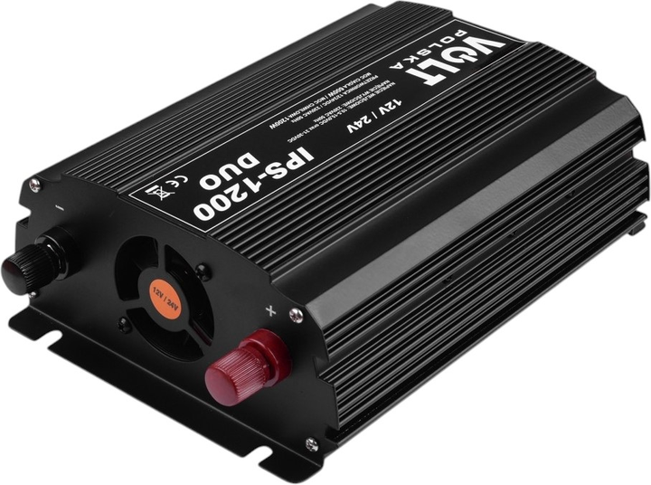 Перетворювач напруги Volt Polska IPS 1200 Duo 12-24/230V 600/1200W (3IPS912249) - зображення 2