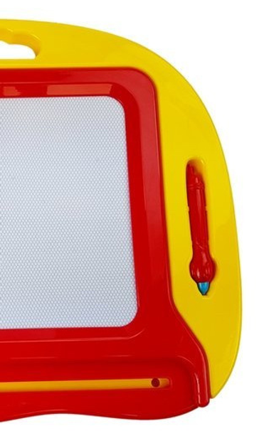 Магнітна дошка для малювання LEAN Toys червона з жовтим, 4 відбитки (5905214972974) - зображення 4