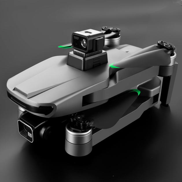 Квадрокоптер AOTULIGHT S155 2.7K GPS с 3-осевым подвесом, лазерный обход препятствий 360°, FPV Wi-Fi 5G, дрон до 6 км, до 40 мин полёта, пульт с экраном, бесколлекторные моторы - Фото 4 Квадрокоптер AOTULIGHT S155 2.7K GPS с 3-осевым подвесом, лазерный обход препятствий 360°, FPV Wi-Fi 5G, дрон до 6 км, до 40 мин полёта, пульт с экраном, бесколлекторные моторы - изображение 4