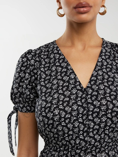 Плаття міді літнє жіноче Big Star Paregi 906 L Чорне (5900714884314) - зображення 5