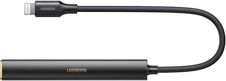 Адаптер Ugreen CM545 USB Type-C - mini jack 3.5 мм DAC Amplifier 0.1 м Black (6957303892174) - зображення 1