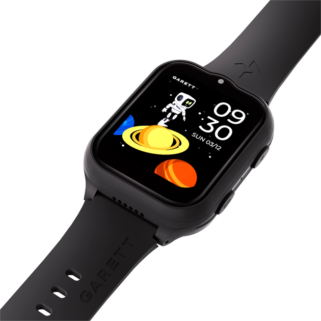 Smartwatch dla dzieci Garett Kids eSIM 4G Black (5904238486702) - obraz 4