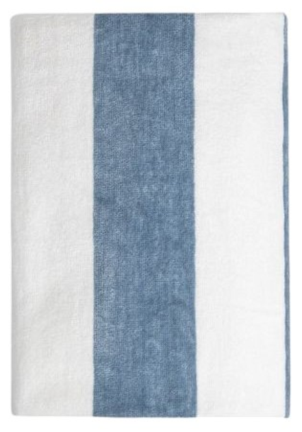 Ręcznik Homla Lawena w biało-błękitne pasy 100 x 150 cm (5906496733369) - obraz 1