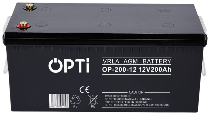 Akumulator Volt Polska AGM OPTI 12V 200 Ah (6AKUV200AG) - obraz 2