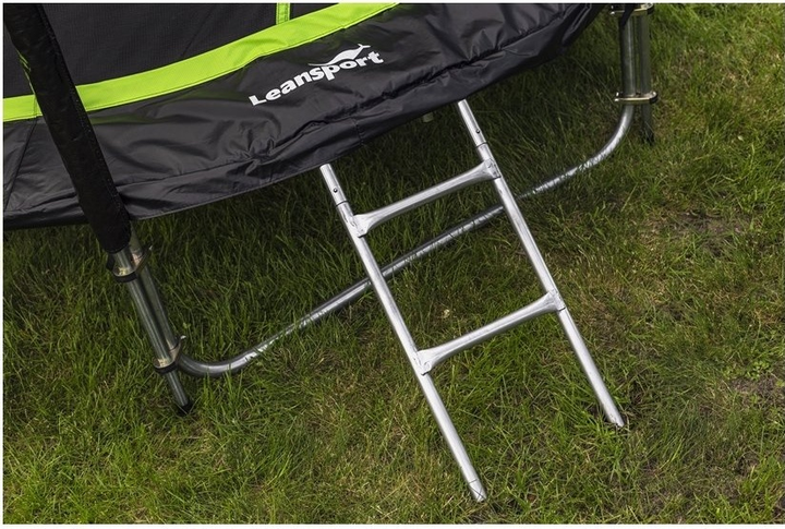 Trampolina LEAN Sport Pro 305 cm Black-Green (5902808159483) - obraz 4