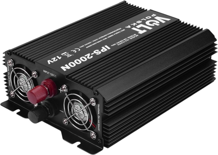 Przetwornica napięcia Volt Polska IPS 2000 N 12/230V 1000/2000W (3IPSN20012) - obraz 2