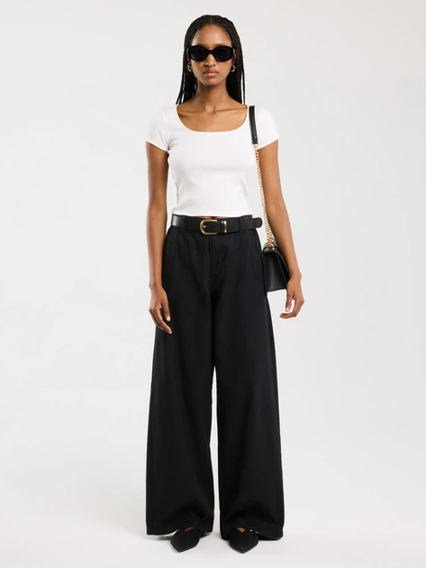 Футболка бавовняна коротка жіноча Big Star Missa 100 S Біла (5900714861636) - зображення 3