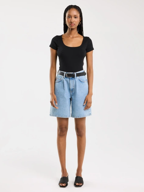 Koszulka damska bawełniana Big Star Missa 906 XL Czarna (5900714861964) - obraz 5