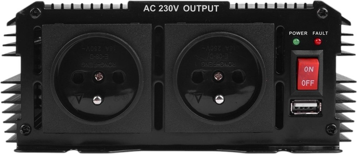 Перетворювач напруги Volt Polska IPS 2600 N 12/230V 1300/2600W (3IPSN26012) - зображення 3