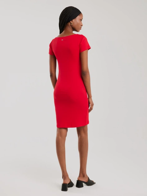 Плаття міді літнє жіноче Big Star Felice 603 M Червоне (5900714861629) - зображення 4