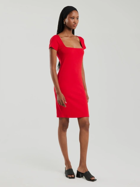 Плаття міді літнє жіноче Big Star Felice 603 M Червоне (5900714861629) - зображення 5