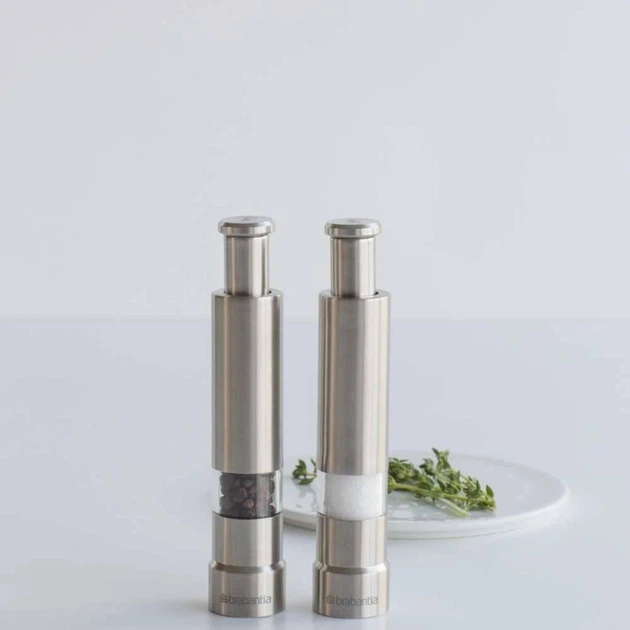Набор мельниц для соли и перца Brabantia Profile Стальной 611407 (00860210) - изображение 5
