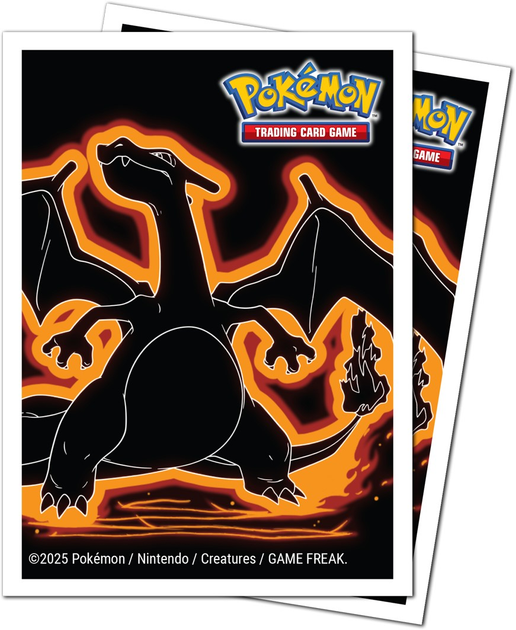 Обкладинки для колекційних карток Ultra Pro: Pokémon - Apex Deck Protector Sleeves - Neon Kanto - Charizard (0074427166564) - зображення 2
