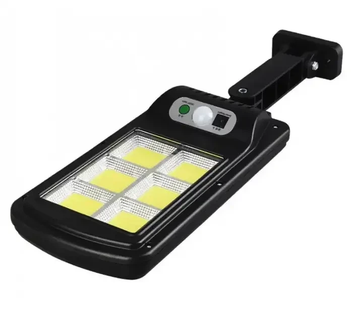 Вуличний ліхтар на стовп Solar Light 6COB із пультом на сонячних батареях чорний - зображення 3