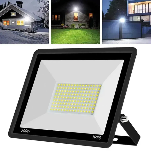Вуличний прожектор 200W світлодіодний настінний LED ліхтар IP66 - Фото 1 Вуличний прожектор 200W світлодіодний настінний LED ліхтар IP66 - зображення 1