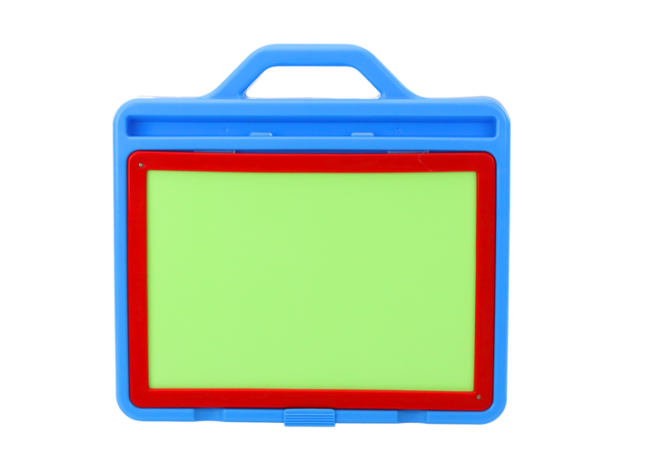 Zestaw do rysowania światałem LEAN Toys znikopis magnetyczny dwustronny z pisakami i magnesami (5905991009825) - obraz 3