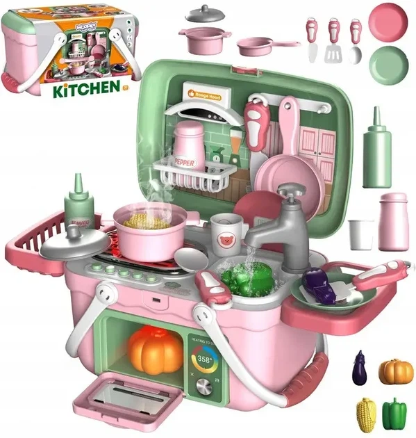 Дитяча кухня в кошику WOOPIE Little Chef Set 2в1 44732 13685072291 - Фото 1 Дитяча кухня в кошику WOOPIE Little Chef Set 2в1 44732 13685072291 - зображення 1