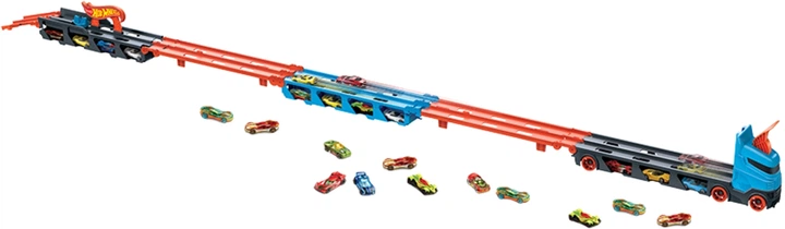 Грузовик-транспортер супергонки Hot Wheels GVG37 - изображение 4