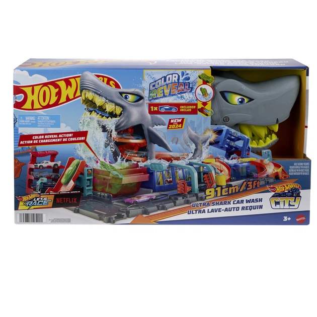 Игровой набор автомойка: Суперакула Hot Wheels HTN82 - изображение 5