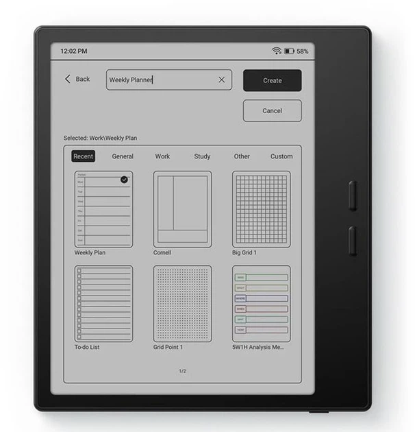 BOOX Go Coulor7 ブラック Електронна книга Boox Go Color 7 gen 2 Black 7 дюймів – фото