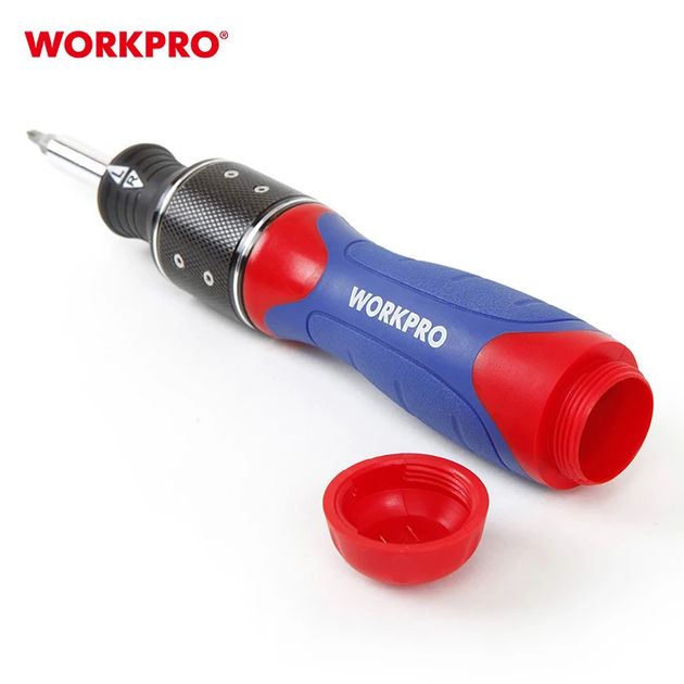 Набор 6-скоростных отверток с двойным приводом WORKPRO (32 пред.) CR-V WP221055 - изображение 4