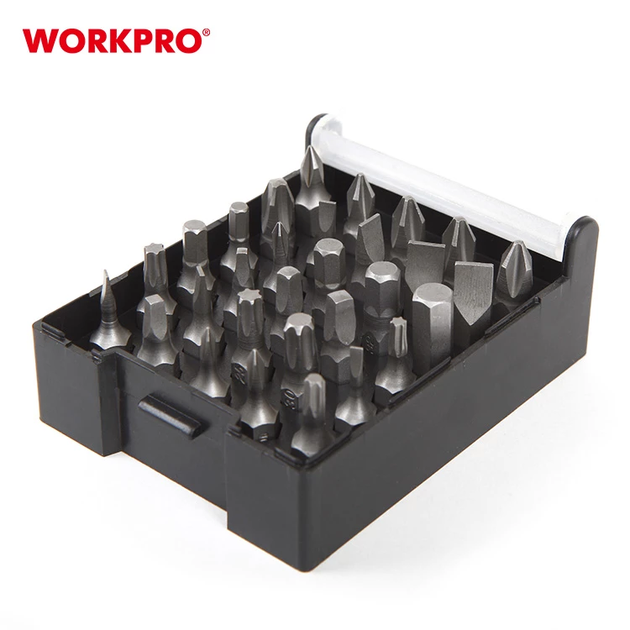 Набор 6-скоростных отверток с двойным приводом WORKPRO (32 пред.) CR-V WP221055 - изображение 5