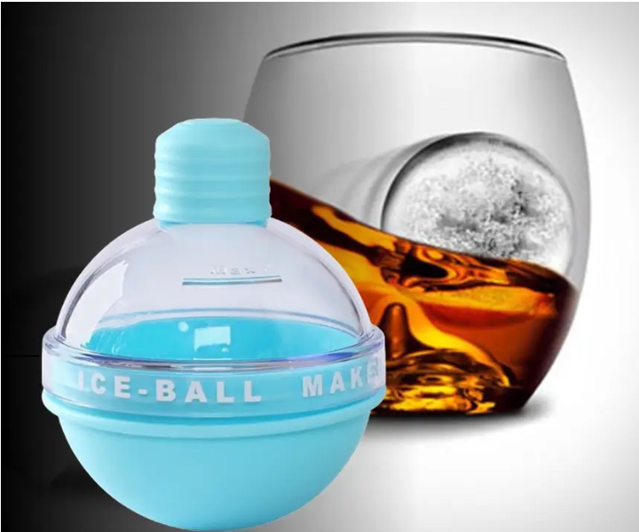 Форма для льоду у вигляді кулі Ice Ball Maker TOPA Сферична силіконова сфера для заморожування та зберігання круглого льоду Блакитна - Фото 4 Форма для льоду у вигляді кулі Ice Ball Maker TOPA Сферична силіконова сфера для заморожування та зберігання круглого льоду Блакитна - зображення 4