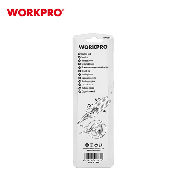 Ножницы для обрезки цветов WORKPRO 160 мм (Ø реза 12 мм) PRO WP332014 - изображение 2