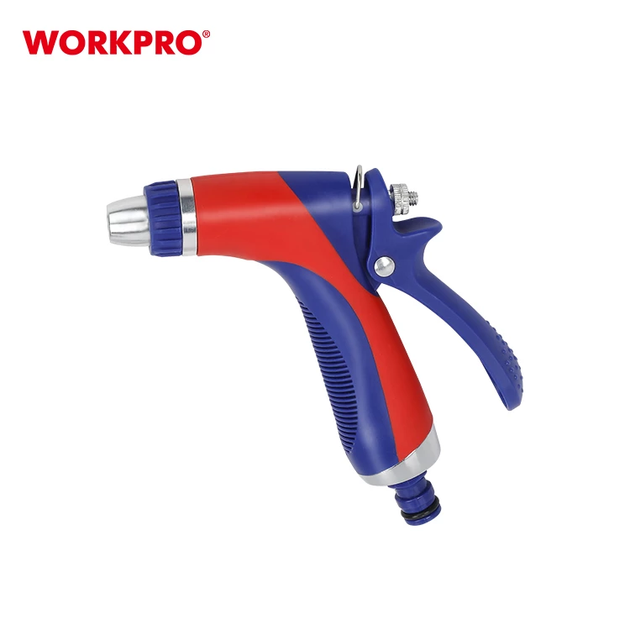 Пистолет для полива WORKPRO насадка на шланг с металлическим наконечником (4 режима) PRO WP334007 - Фото 3 Пистолет для полива WORKPRO насадка на шланг с металлическим наконечником (4 режима) PRO WP334007 - изображение 3