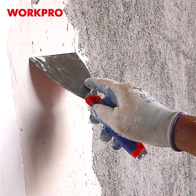 Набор ударных шпателей (нержавеющая термообработанная сталь) WORKPRO (4 шт: 40/80/100/150 мм) PRO WP204306 - Фото 9 Набор ударных шпателей (нержавеющая термообработанная сталь) WORKPRO (4 шт: 40/80/100/150 мм) PRO WP204306 - изображение 9
