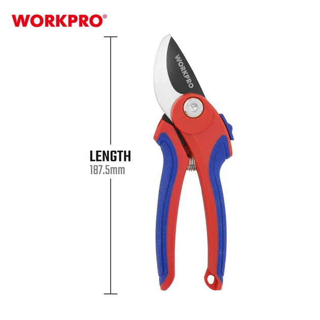 Ножницы садовые WORKPRO 180 мм PRO WP332001 - изображение 2