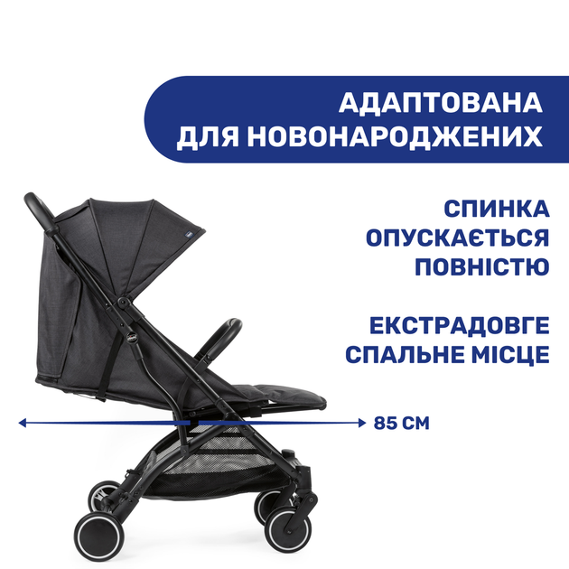 Прогулочная коляска Chicco Trolley Me (Цвет Черный) - изображение 6
