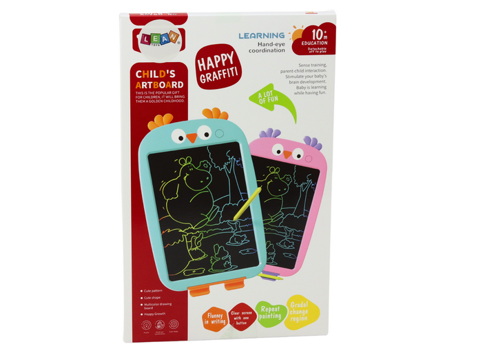 Планшет для малювання LEAN Toys Птах рожевий, Стилус (5905991003762) - зображення 5