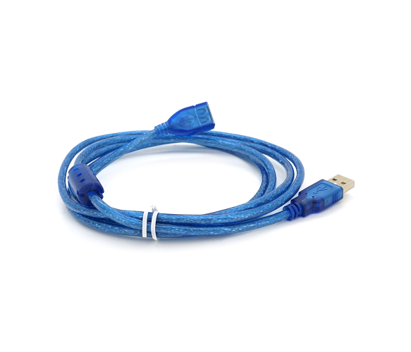 Подовжувач Voltronic USB 2.0 AM/AF 1.8 м Blue (YT-AM/AF-1.8TBL) - зображення 2