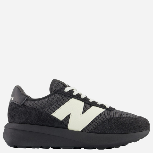 Buty sportowe męskie New Balance 370 U370PB 45.5 Czarne z białym (197967981180) - obraz 1
