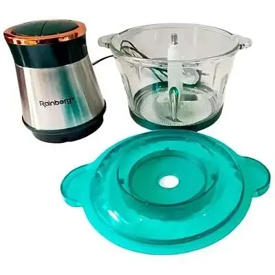 Кухонный измельчитель продуктов, мяса и овощей 1300Вт Rainberg RB-2201 с чашей 2л - Фото 2 Кухонный измельчитель продуктов, мяса и овощей 1300Вт Rainberg RB-2201 с чашей 2л - изображение 2