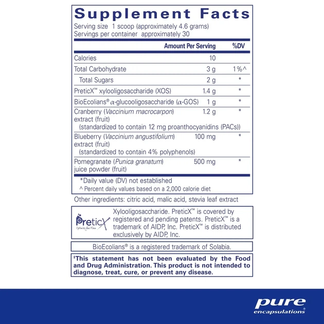 Пребіотики Pure Encapsulations (Poly-Prebiotic powder) 138 г - зображення 2