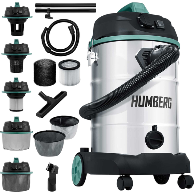 Odkurzacz przemysłowy Humberg 1600 W 30 L HM-402 - obraz 1
