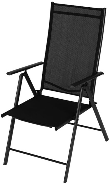 Zestaw krzeseł ogrodowych ModernHome by Multistore WR1652-2 Czarny - obraz 2