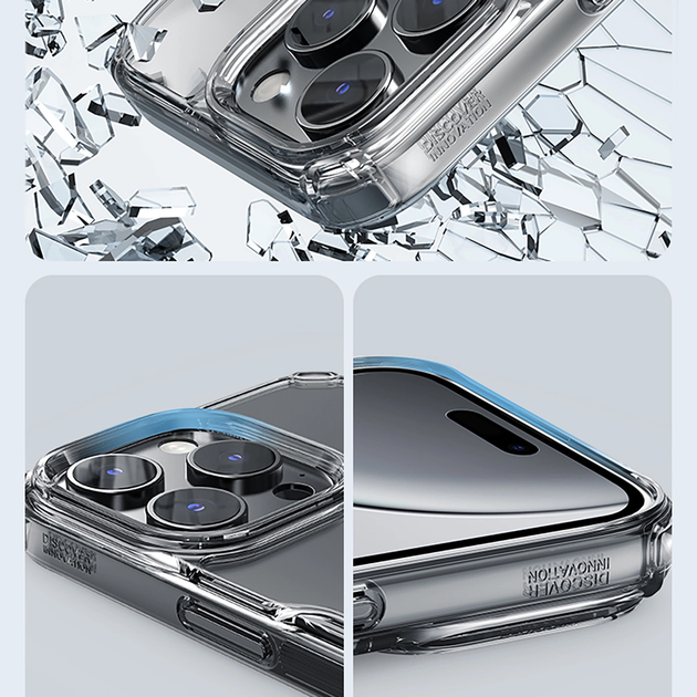 Панель Nillkin Nature Pro Magnetic Case with MagSafe для Apple iPhone 16 Pro Transparent/White (6902048287280) - зображення 11