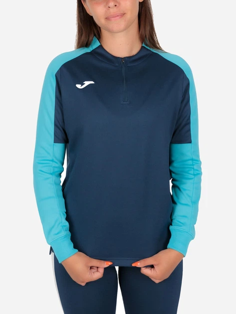 Жіноча спортивна кофта Joma Eco Championship Темно-синій, Бірюзовий XL (901692.342 XL) - зображення 4