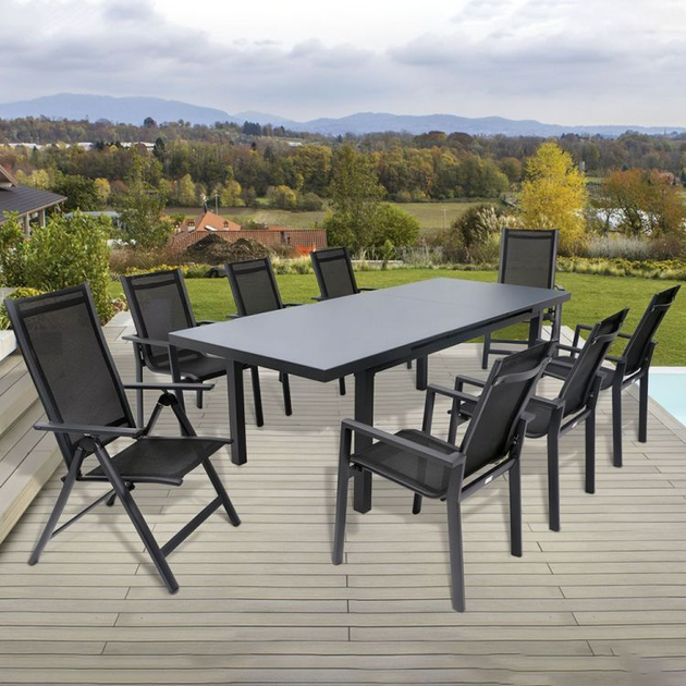 Набір садових стільців ModernHome by Multistore WR1652-4 Сірі - зображення 8