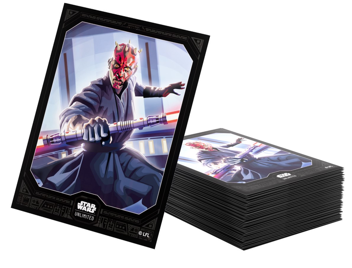 Обкладинки для колекційних карток Gamegenic: Star Wars Unlimited Card Game - Premium Art Sleeves - Darth Maul (4251715418512) - зображення 4