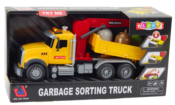 Машина LEAN Toys City для сортування відходів Світло звуки 21449 (5905991038450) - зображення 1