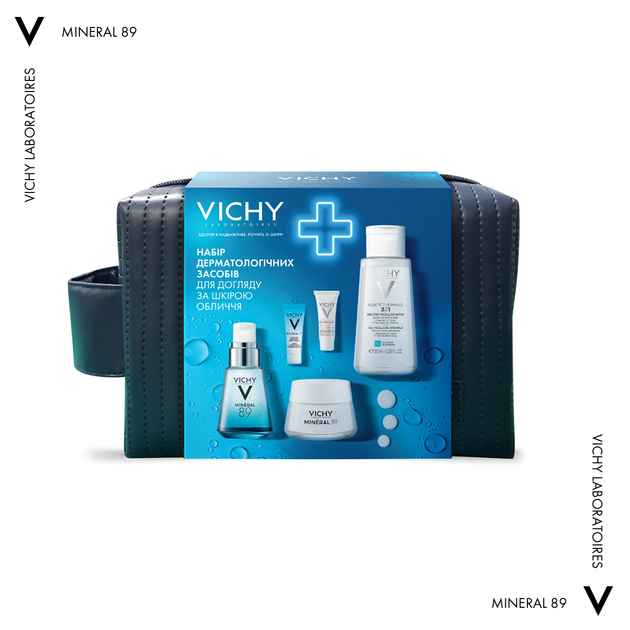 Набір дерматологічних засобів Vichy Mineral 89 для догляду за шкірою обличчя (5905076672791)  - зображення 2