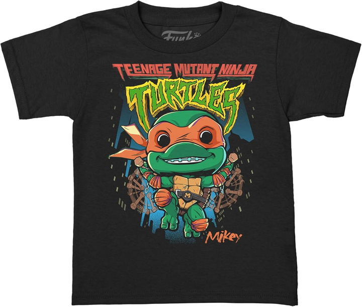 Zestaw prezentowy Funko Pocket Pop! & Tee Kids Teenage Mutant Ninja Turtles Michelangelo Figurka 4 cm + Koszulka Rozmiar L (889698762083) - obraz 2