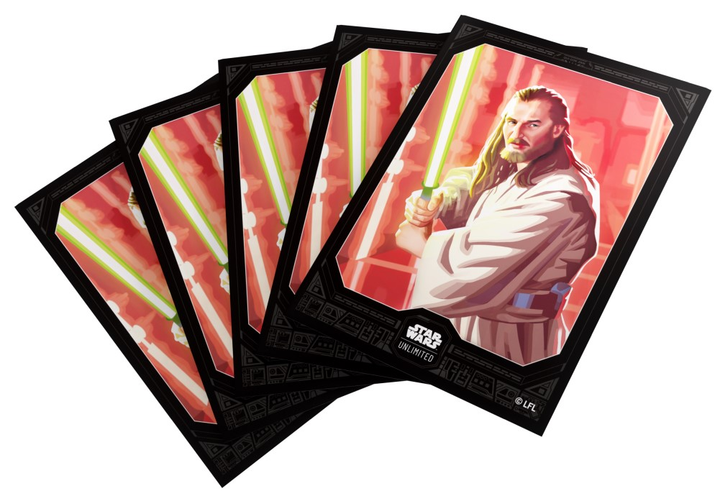 Обкладинки для колекційних карток Gamegenic: Star Wars Unlimited Card Game - Premium Art Sleeves - Qui-Gon Jinn (4251715418505) - зображення 3