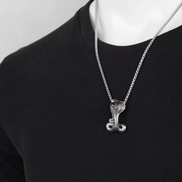Стильный Кулон-символ на цепи "Кобра" 32*22 мм [AL4383] Zhijia Jewelry - изображение 5