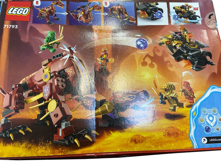 Zestaw klockow LEGO Ninjago Lawowy smok zmieniajacy sie w fale ognia 479 elementow (71793) (955555909441089) - Outlet - obraz 2