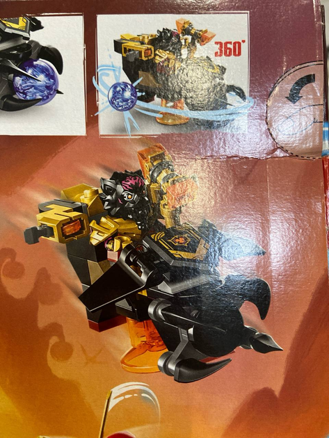 Zestaw klockow LEGO Ninjago Lawowy smok zmieniajacy sie w fale ognia 479 elementow (71793) (955555909441089) - Outlet - obraz 4